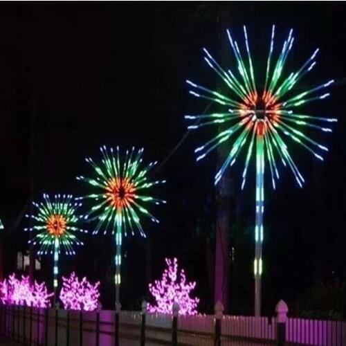 New LED Fireworks Light Christmas Xmas Tree Lamp 3m Height 20 Branches Waterproof IP65 Outdoor Usage Drop Shipping