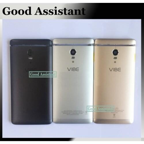 Original 5.5 inch For Lenovo Vibe P1 P1c72 P1a42 P1c58 Back Battery Cover Door Housing case Rear Glass parts with camera glass
