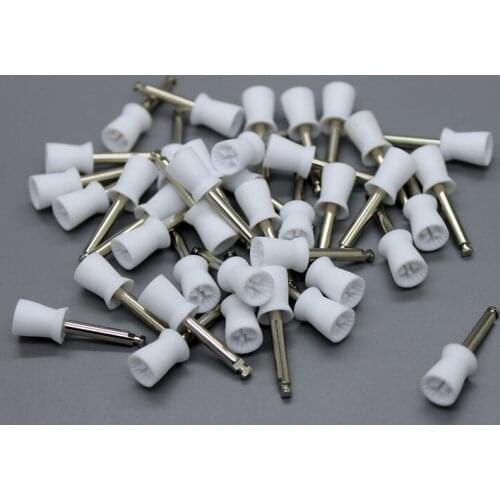 50pcs/bag Dental Polishing Polisher Prophy Cup Silicone Rubber Supply