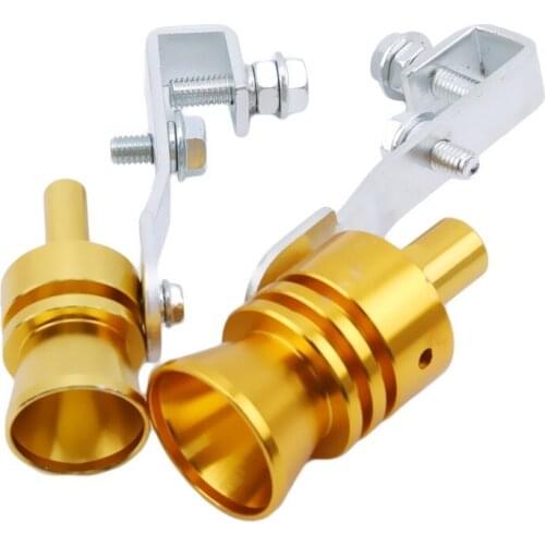 Motorbike Car Exhaust Fake Turbo Whistle Pipe Sound Muffler Blow Off Valve Universal Simulator Whistler