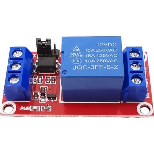 1Pcs 12V One 1 Channel Relay Module High and Low Level Trigger Relay Control With Optocoupler Trigger