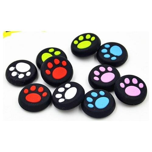 10pairs/lot=20pcs Cat Claw silicone joystick cap for PS2/PS3/ PS4/ Xbox 360/ Xbox One controller
