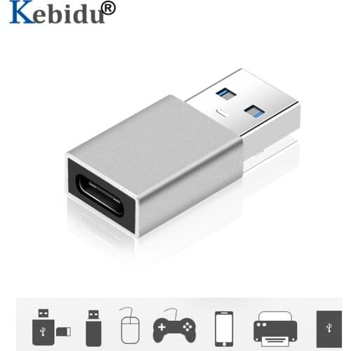 1000Mbps USB Type C Adapter USB3.1 Type-C Female To USB 3.0 Male Charging Data SyncTransmitter Converter For Laptop Hot