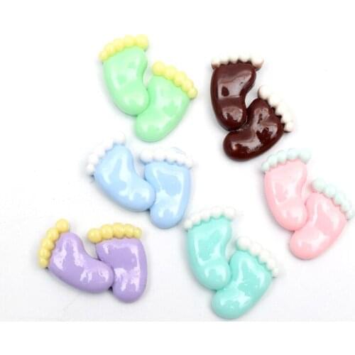 20Pcs Mini Mixed Resin Ankle Decoration Crafts Flatback Cabochon Embellishments For Scrapbooking Kawaii Cute Diy Accessories