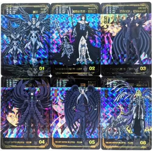 55pcs/set Saint Seiya Hades Army Toys Hobbies Hobby Collectibles Game Collection Anime Cards