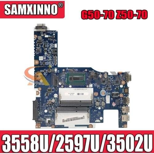 Akemy ACLU1/ACLU2 UMA NM-A272 For Lenovo G50-70 Z50-70 Laptop Motherboard 5B20G38593 SR1DV 2957U DDR3L FU Lly Tested