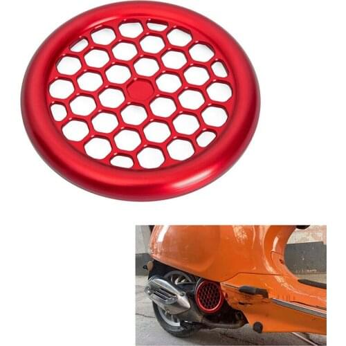 Motorcycle CNC Aluminum Engine Protector Radiator Fan Guard for Vespa Sprint Primavera LX LXV S 150 125 Parts