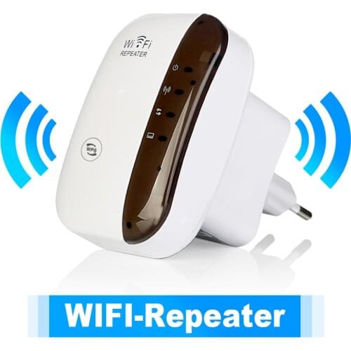 Kebidumei 300Mbps Wireless WiFi Repeater/AP/WI-FI Signal Range Amplifier/ 802.11N Wi Fi Booster Long Range Extender with WPS for