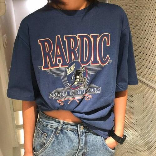 Oversized Tees Girls Harajuku Roupas Feminina Korean Style Vintage Summer Woman T-shirts Loose Plus Size Preppy Student Clothes