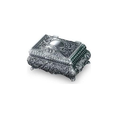 Greek Mythology Europa Baroque Ring Necklace Rose LOTR Jewelry Box Case Holder Treasure Box Metal Crafts Home Decor