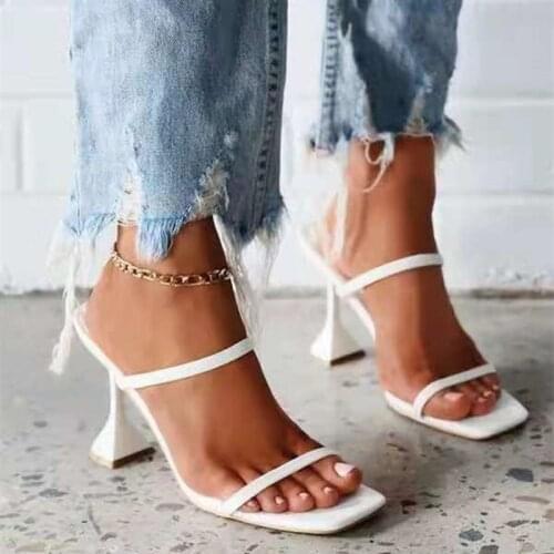 Fashion Summer Womens Sandals Pu Ladies Slip on High Heel Sexy New Zapatos De Mujer Plataforma Sadalias Femininas Gladiator