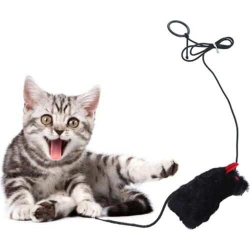 Pet Plush Toys Long-Haired Tail Mice Cat Dog Toys Pet Interactive Cute Products Home Pets Play Accessories New