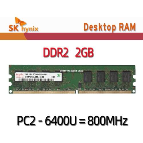 Hynix chipset DDR2 4GB 2GB 1GB PC2 5300U 6400U DDR2 1G 2G 4G 667 800 MHZ Desktop RAM Desktop memory