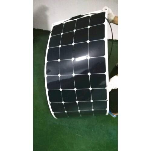 New100w solar panel 12V solar charger for car battery sunpower solar cell flexible solar panels