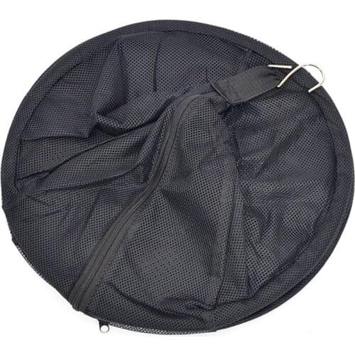 Outdoor Camping Nylon Three-layer Net Pocket Folding Toy Folding Storage Clothing Bag Clothes Dryer Net Basket Hanging Organizer