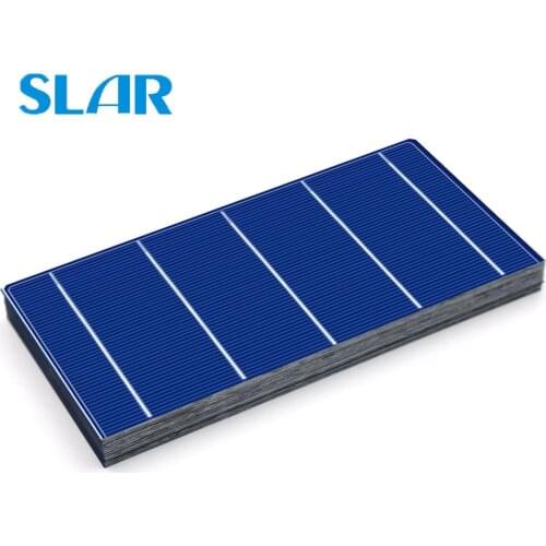 40 50 100pcs Solar Cells 2.4W 4.28A 156x78mm high efficiency Cheap Grade A PV DIY Photovoltaic Polycrystalline Solar Panel
