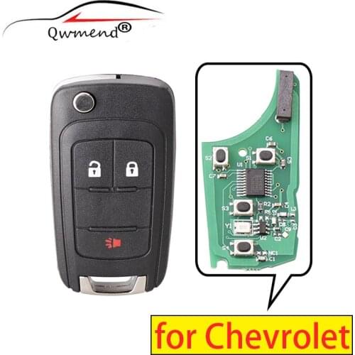 3 Buttons Smart Car Key for Chevrolet Sonic 2012-2016 for Chevrolet Equinox 2010-2016 Car Remote Key ID46 Chip 315Mhz