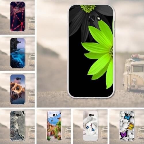 Silicone Case Samsung Galaxy A7 2017 Case for A720 A720F Soft TPU Cute Fashion Back Cover for Samsung Galaxy A7 2017 Case Cover