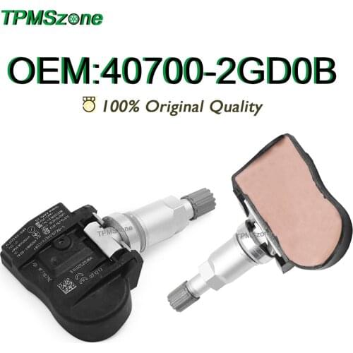 433MHz Car TPMS Sensor 40700-2GD0B Tire Air Pressure Monitoring System Sensors For VENUCIA T90 2017 2018 2019 40700-2GD0B