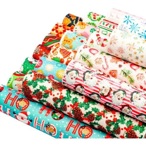 Random 30 pieces A4 Size Glitter Faux Leather printing Glitter Leather Fabric Leather fabric Vinyl for Bows