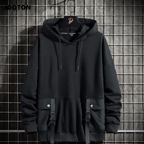 JDDTON Autumn Spring Mens Hoodies Cotton Casual Long Sleeve Hooded Coats Warm Male Streetwear 8XL JE678