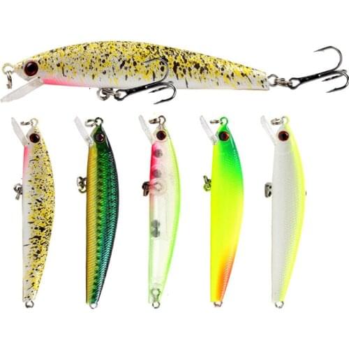 1PCS Sinking Minnow Fishing Lure Laser Hard Artificial Bait 3D Eyes 8.5cm 7.5g Fishing Wobblers Crankbait Minnows