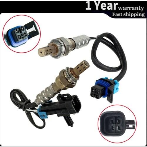 For Chevrolet Cobalt Saturn Ion L300 L100 LW200 2pcs 4 Wires Lambda Oxygen Sensor Up / Dowmstream Replacement parts