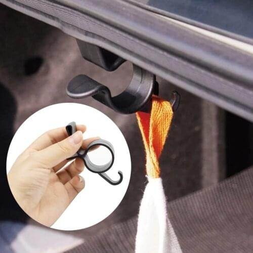 2pcs/set Umbrella Holder Car Rear Trunk Mounting Bracket Towel Hook for Umbrella Hanging Hook Automobile Trunk Organizer