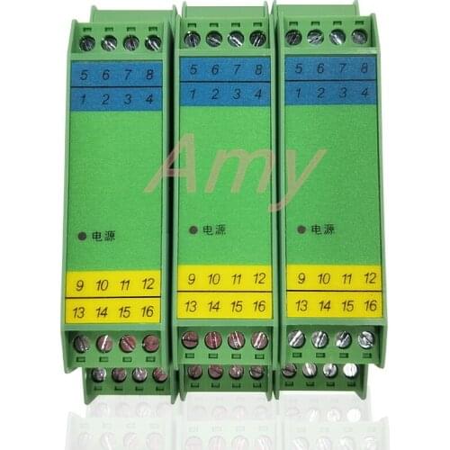 4-20MA current isolator two wire current transmitter dual channel two input two output DC current isolator