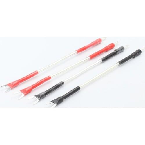 4pcs Hi-End Hifi audio Silver Plated Jumper Cable hifi speaker Jumper speaker cable