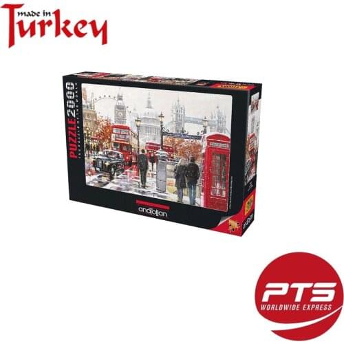 Anatolian 2000 Pieces Landscape Puzzle Jigsaw London Toy Adult Children Kid Games Educational Fast and Free Delivery From Turkey