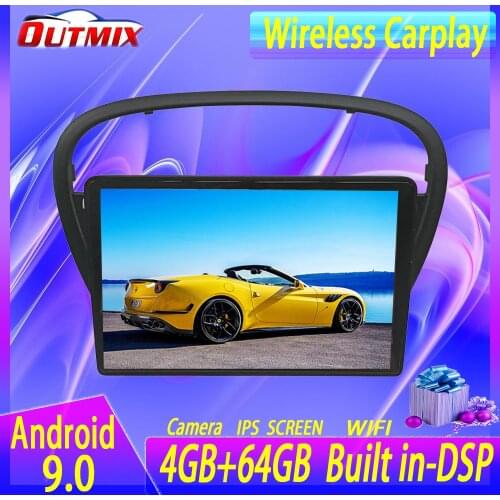 IPS Touch screen Android 9.0 Car Multimedia Player For Peugeot 607 2002-2008 car GPS navi Auto Audio Radio stereo WIFI head unit