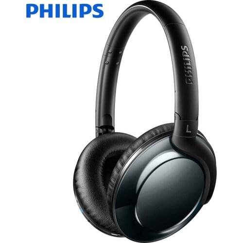 Original Philips SHB4805 Wireless Headset/Bluetooth Headphones Volume Control Stereo Bass for Iphone X Galaxy Note 8