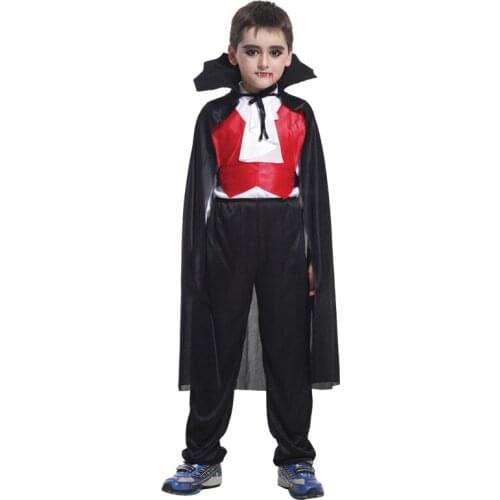 Children Evil Bat Vampire Costumes for Boys Halloween Purim Party Carnival Cosplay