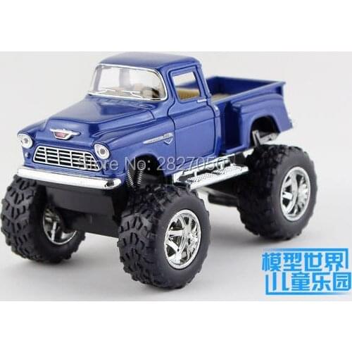 Classic 1:32 Chevrolet 1955 Big Foot Pick-up Off Road Truck Model Cars Alloy Diecast Model Toy Car