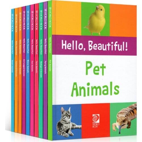 3-8 year 10book/set Hello, Beautiful! Early childhood English Enlightenment books STEM Childrens Animal Science extracurricular