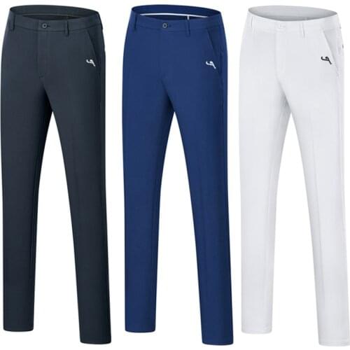 Golf Clothing Pants Sports Leisure Outdoor Ball Pants Men Breathable Sweat-Absorbent Quick-Drying Anti-Wrinkle Non-Iron Trousers