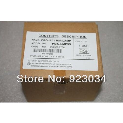 Projector lamp POA-LMP55 for SANYO PLC-XE20/XE2000/XL20/XL2001/XT15KS/XT15KU/XU25/XU47/XU48/XU50
