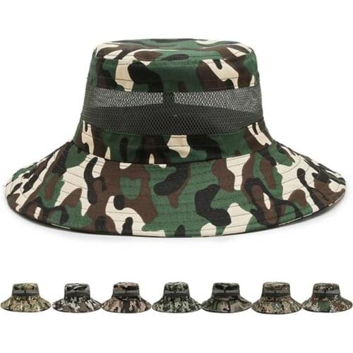 Outdoor Hat Sunscreen Fishing Caps Wide Brim Mesh Anti Sun Versatile Men Women Breathable Sunhat Visor Summer Headgear Angle