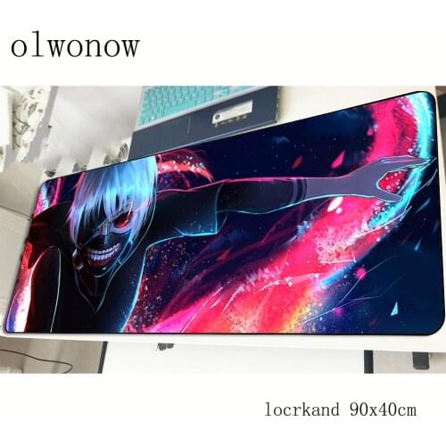 Takyo Ghoul mouse pad cute 900x400x2mm mousepads gaming mousepad gamer anime personalized mouse pads keyboard pc pad