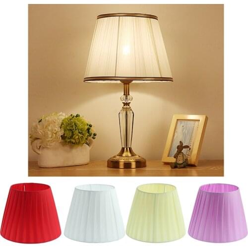 Cloth Lamp Shade, Bedside Table Lamp Shades Modern Desk Lamps for Bedroom