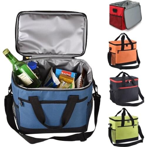 Large Capacity Lunch Bag Waterproof Insulated Thermal Bag For Women Men Food Lunch Box Outdoor Picnic Bag