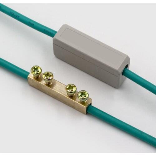 2pcs 80A / 1000V Quick splice cable connector Copper Aluminum Insulated electrical wire terminal block for 2.5 ~ 16 Square Line