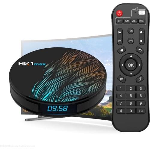 2021 Android 9.0 Smart TV BOX HK1 MAX 4G 64G Mini Smart TV Box 2.4G/5G Wifi Quad-Core BT 4.0 Set Top Box Media Player HK1MAX