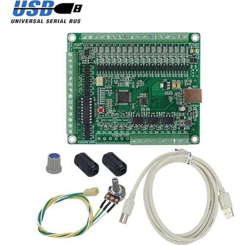 CNC Mach3 AKZ250-V3 USB Full-speed connection, 500kHz pulsing engine the same real-time performance as the CNC machining center
