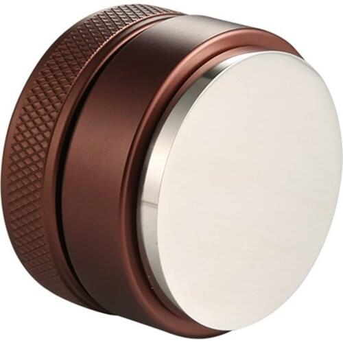 49mm Coffee Tamper Coffee Distributor Adjustable Espresso Powder Hammer Distributor Coffee Tamper Leveler