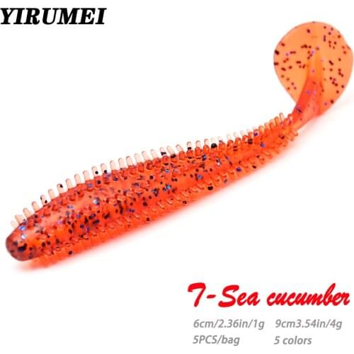 5pcs/Lot Wobblers Carp Fishing Soft Lure Silicone Artificial Bait 9CM 4.5g Goods For Fishing Carp Fishing Tackle