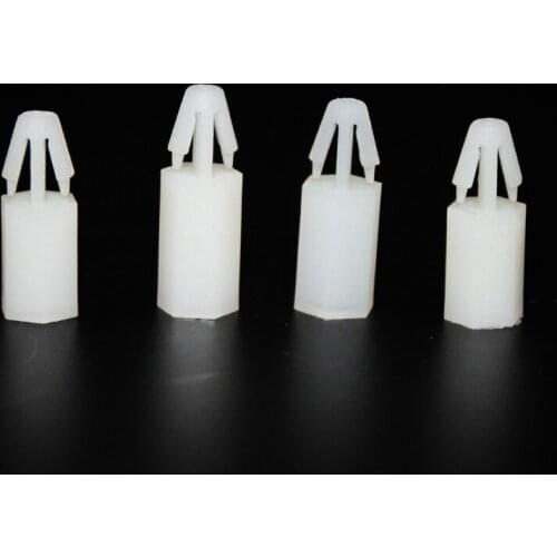 5000Pcs M3 PUSH IN Spacing Screws Fixed Nylon Standoff Spacer Pillar For PCB Board with Female Thread