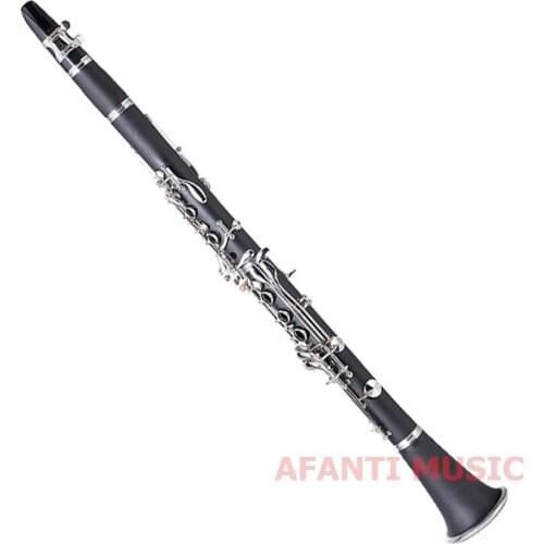 Afanti Music Falling Tune B / Synthetic Wood / Brass button Clarinet