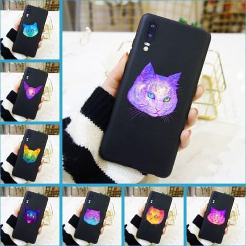 Cat Phone Cases For Huawei P9 Lite Mini P10 P Smart Plus P20 Pro Case Silicone For Huawei P10 P20 P8 P9 Lite 2017 Back Cover